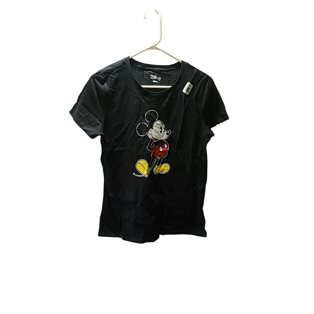 Disney Mickey Mouse‎ Tee Shirt S  Black